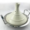metal paella morocco ceramic lid tajine pan with two handles